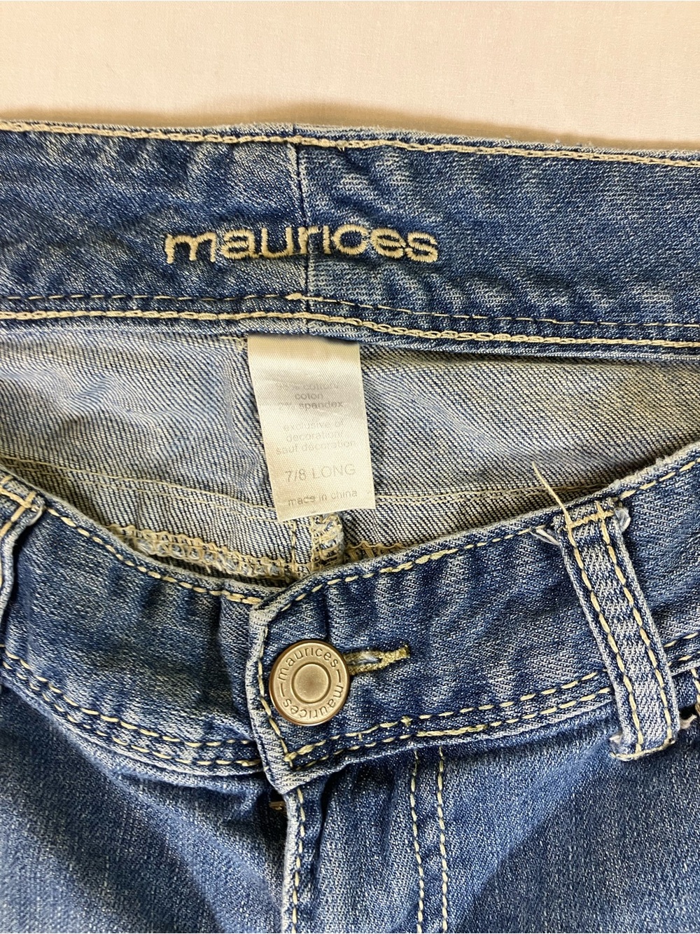 Maurices women’s Blue Relaxed Fit Denim Jeans